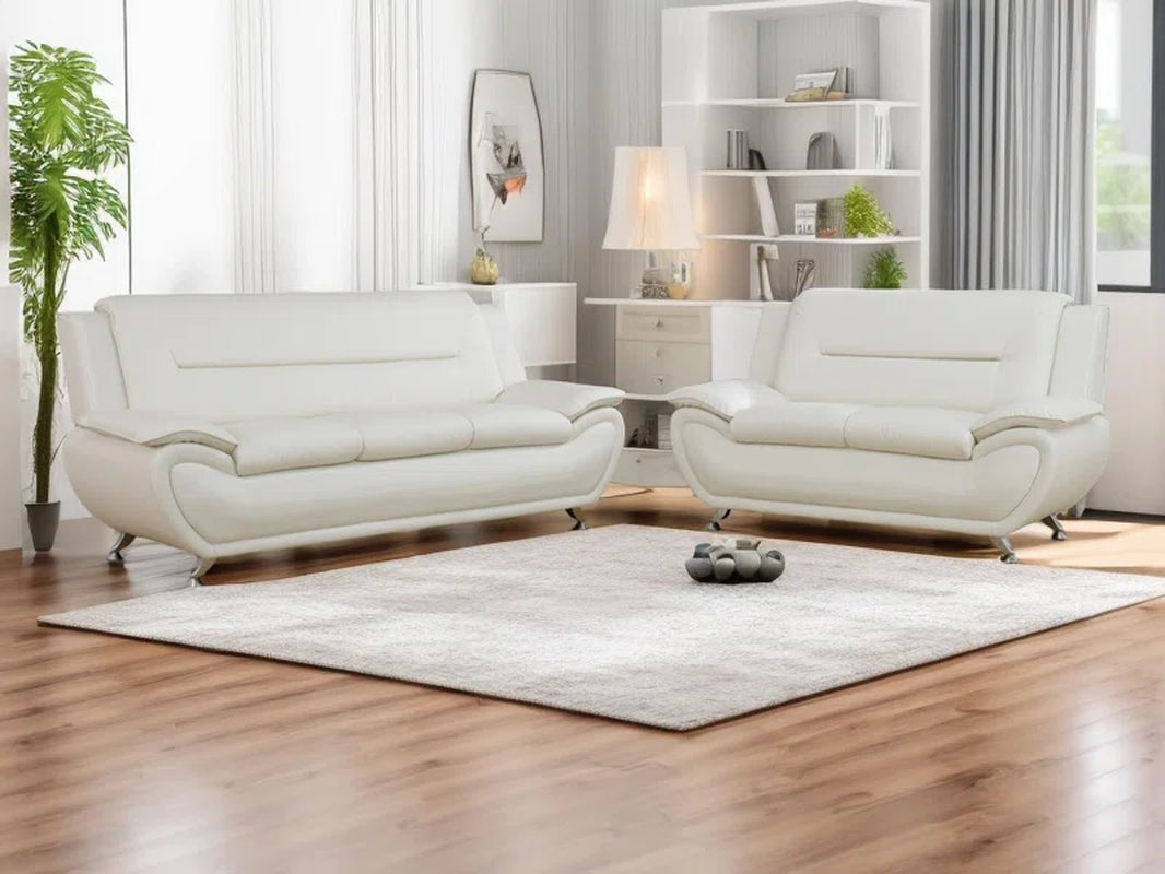 Ceitidh 3 - Piece Faux Leather Living Room Set