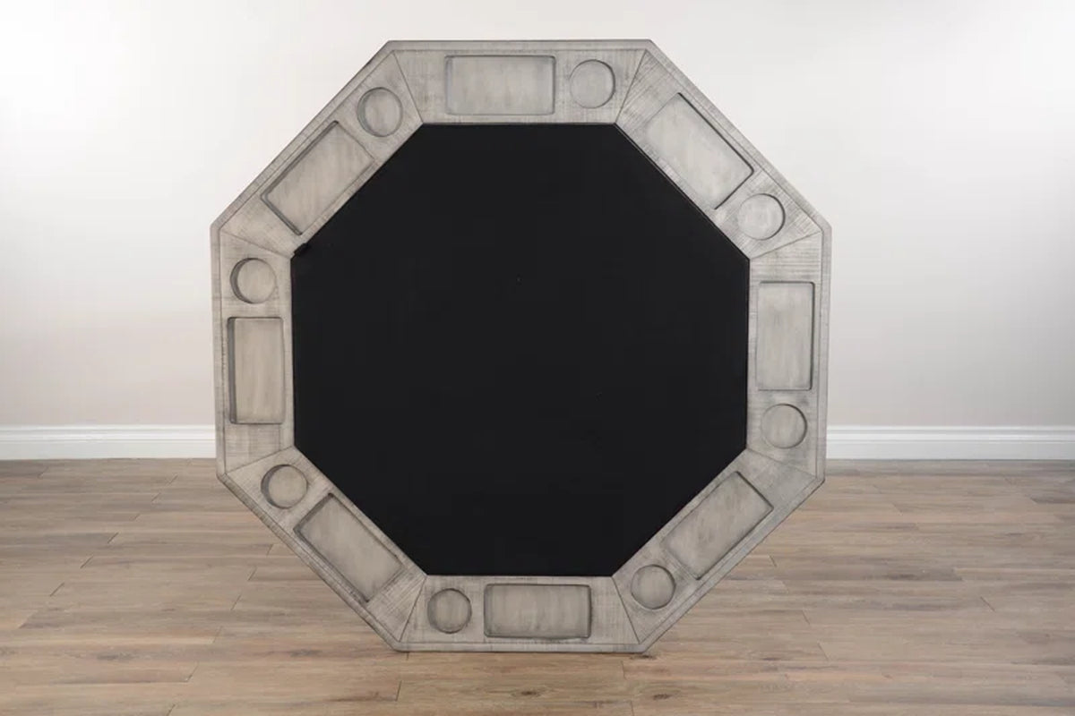 Eric 8 - Player Solid Wood Reversible Poker Table