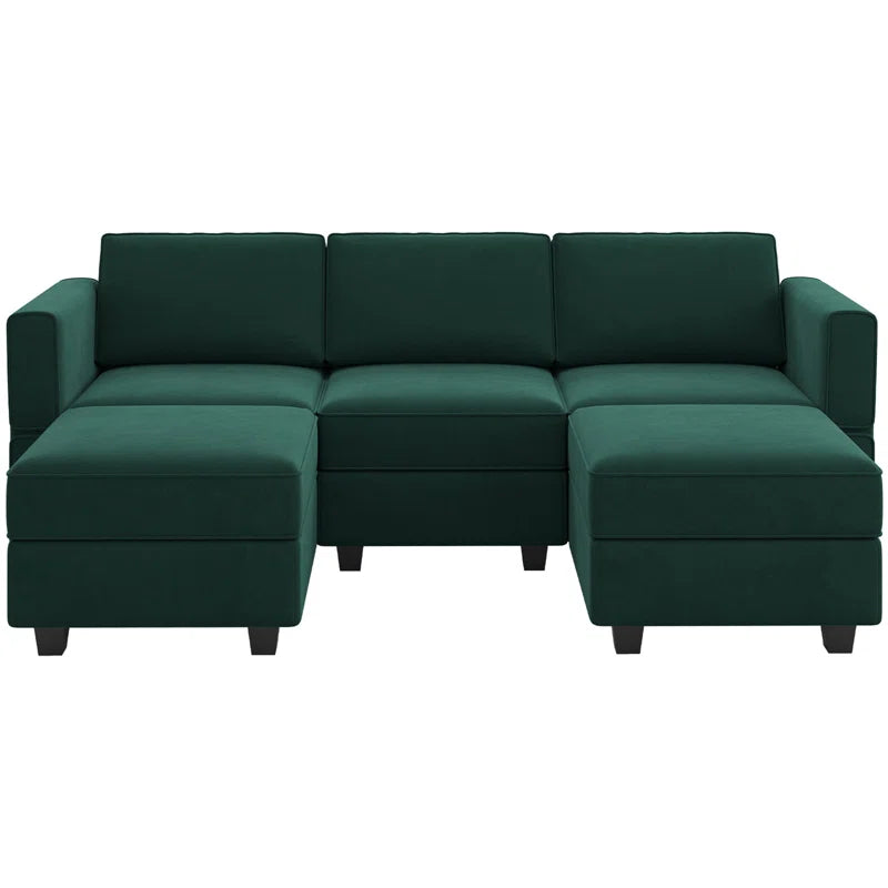Nairoby U-Shaped Modular Upholstered Sectional