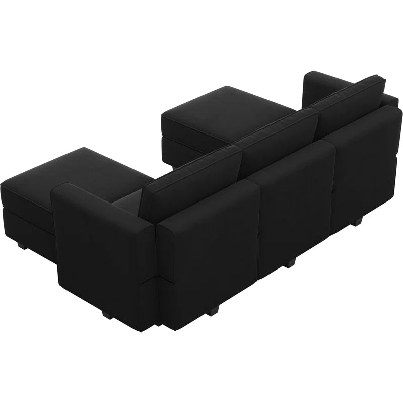 Nairoby U-Shaped Modular Upholstered Sectional