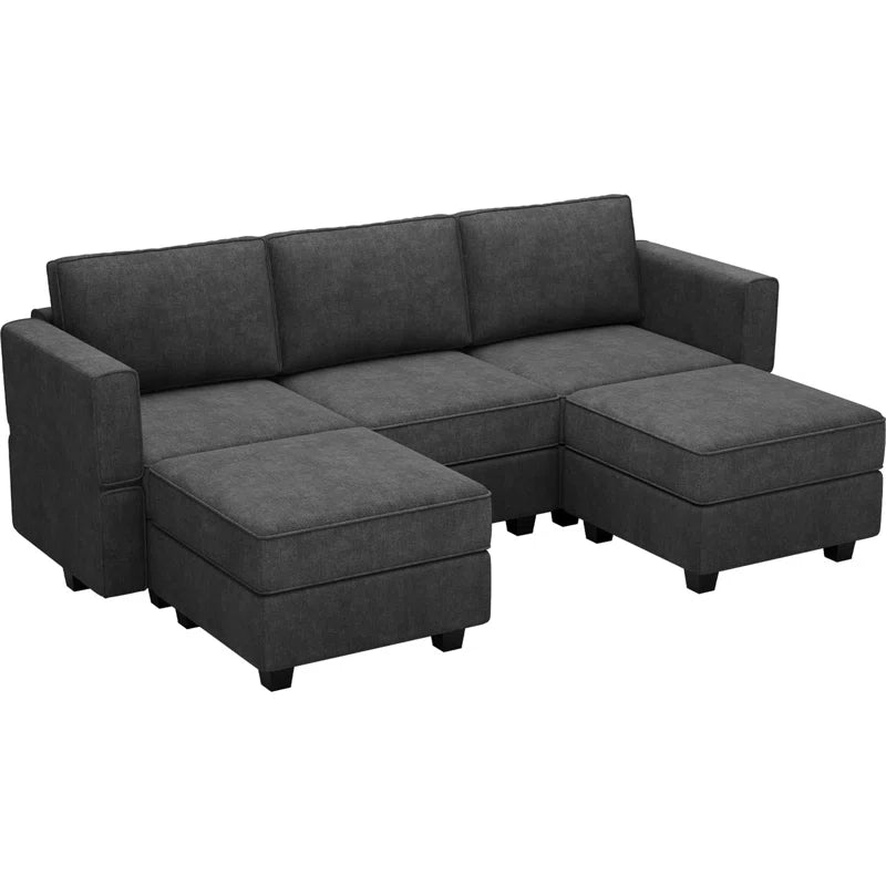 Nairoby U-Shaped Modular Upholstered Sectional