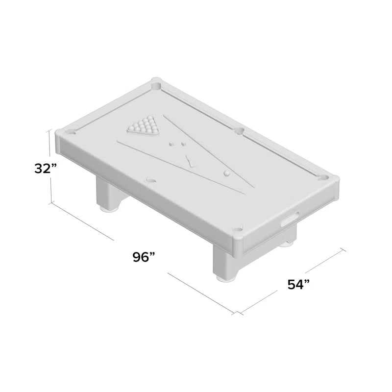 Hathaway Hustler Tournament Pool Table – Includes Cue Sticks, Billiard Balls, Automatic Ball Return – Perfect for Competitive Players and Family Games Room