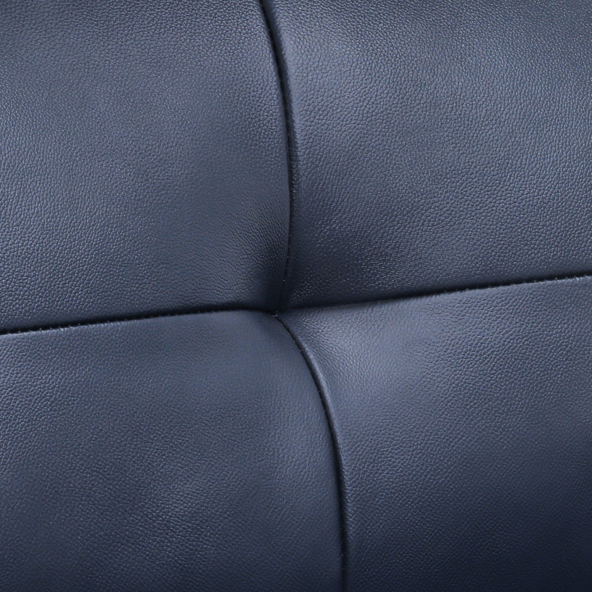 Genuine Leather Sofa Tufted Sectional Couch with Removable Cushions